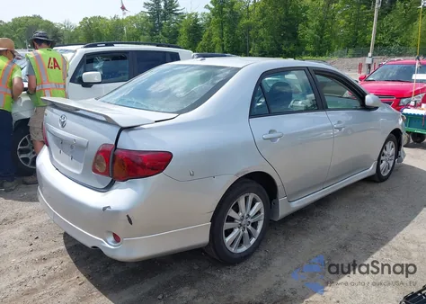 2009 Toyota Corolla S z USA, uszkodzony, nr VIN 2T1BU40E19C098765